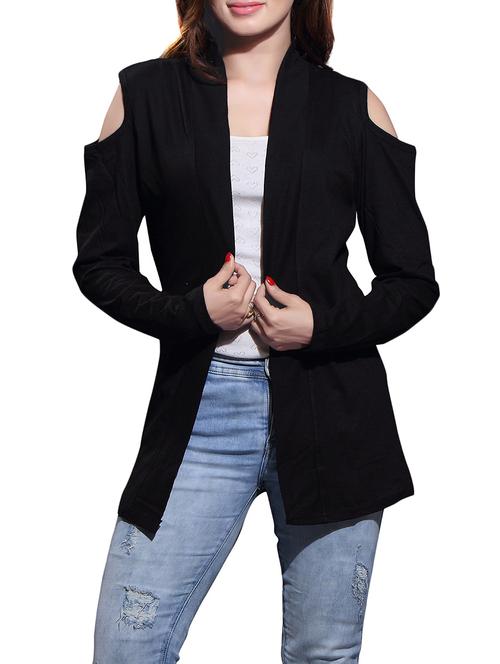 black viscose shrug - 14789253 - Very Small Image - 1