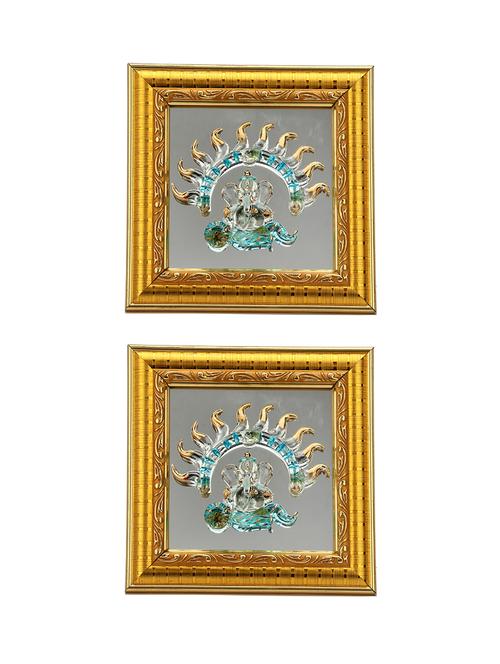 somil blessing ganesha framing showpieces (set of 2) - 14789616 - Very Small Image - 1