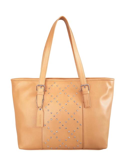 brown leatherette regular handbag - 14790051 - Very Small Image - 1