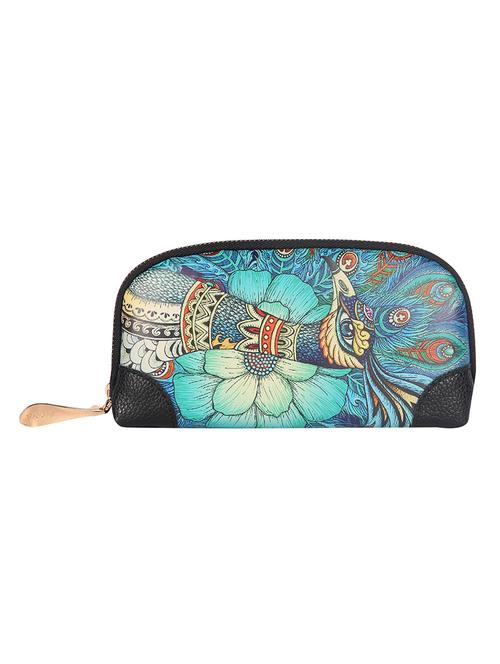 blue leatherette regular clutch - 14790189 - Very Small Image - 1