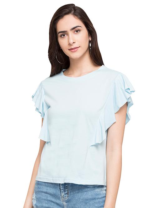 light blue solid top - 14791825 - Very Small Image - 1