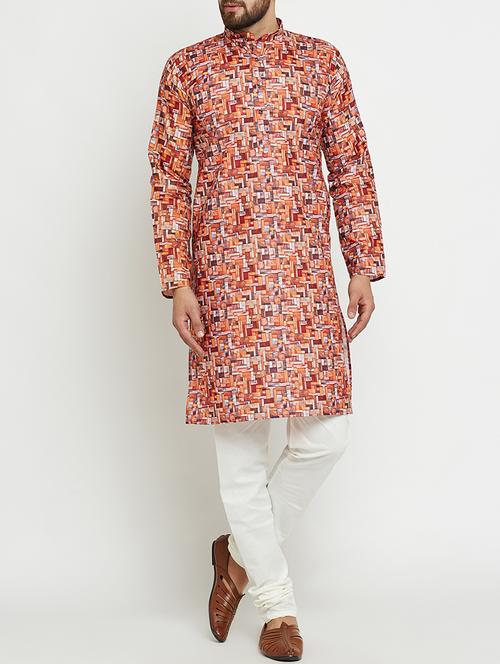 multicolored cotton ethnic wear set - 14794234 - Very Small Image - 1