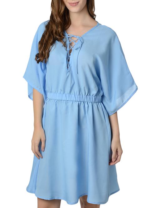 light blue solid coverup - 14796132 - Very Small Image - 1