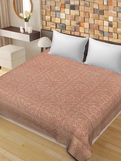 cut work cotton double bedsheet - 14798358 - Very Small Image - 1