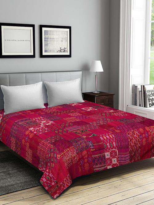 silk rally cotton double bedsheet - 14798365 - Very Small Image - 1