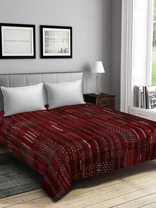 silk rally cotton double bedsheet - 14798366 - Very Small Image - 1