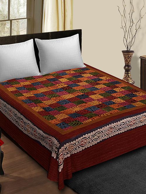 patch work cotton double bedsheet - 14798422 - Very Small Image - 1