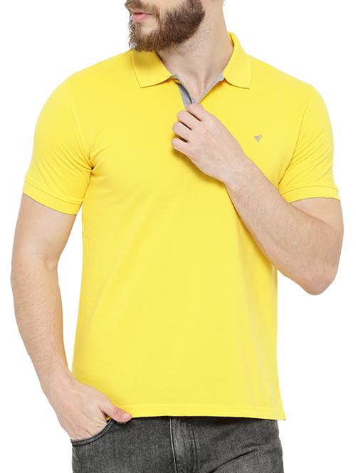 yellow cotton t-shirt - 14801398 - Very Small Image - 1