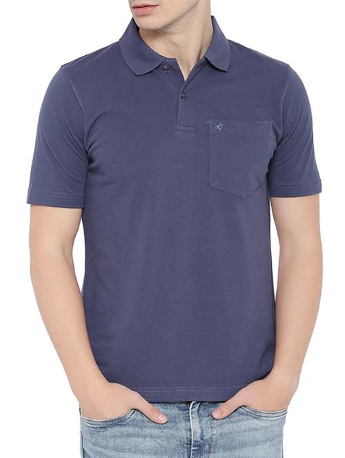 dark blue cotton pocket tee - 14801411 - Very Small Image - 1