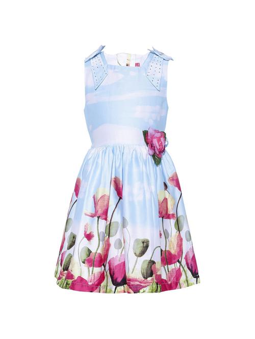 blue cotton frock - 14804383 - Very Small Image - 1