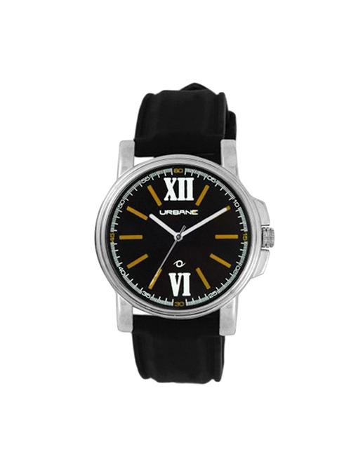 urbane by maxima black dial watch for men - u-36670pagc - 14805548 - Very Small Image - 1
