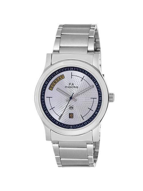 maxima silver dial watch for men - 48881cmgi - 14805558 - Very Small Image - 1
