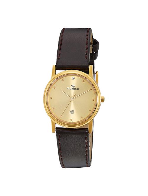 maxima gold dial watch for men - 05188lmgy - 14805577 - Very Small Image - 1