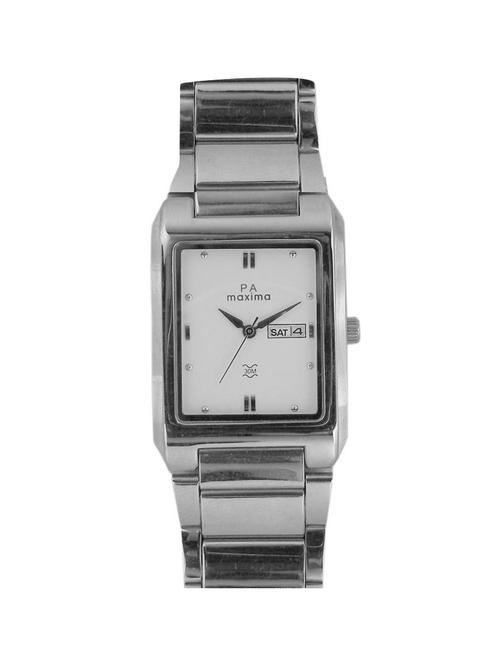 maxima white dial watch for men - 22200cmgi - 14805684 - Very Small Image - 1