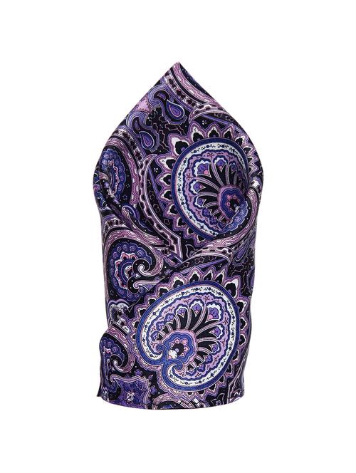 purple polyester pocketsquare - 14806700 - Very Small Image - 1