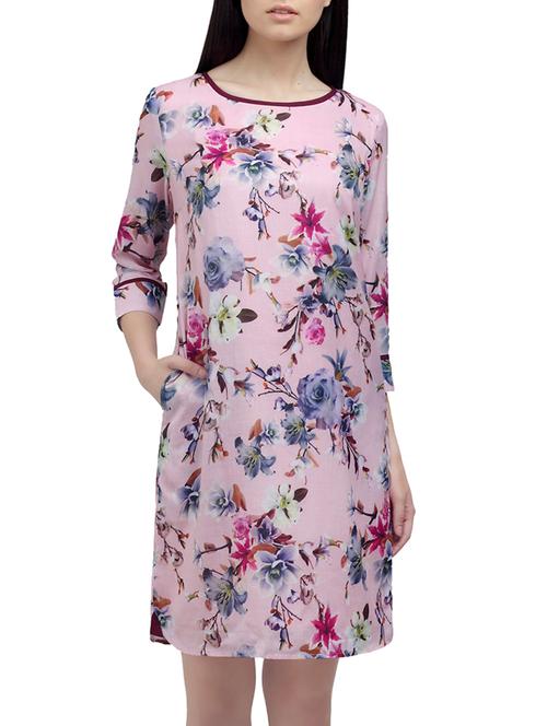 ombrã© lane pink modal shift dress - 14807527 - Very Small Image - 1