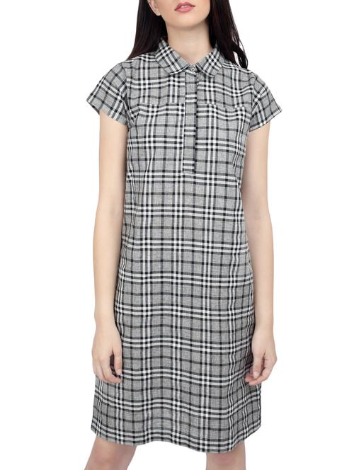ombre lane grey cotton shirt dress - 14807532 - Very Small Image - 1