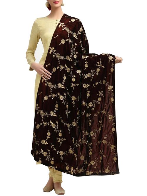 cream silk unstitched suit - 14808451 - Very Small Image - 1