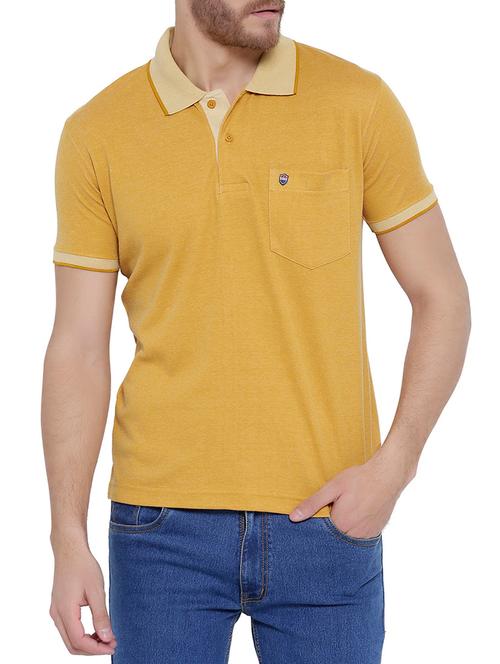 yellow cotton t-shirt - 14808564 - Very Small Image - 1