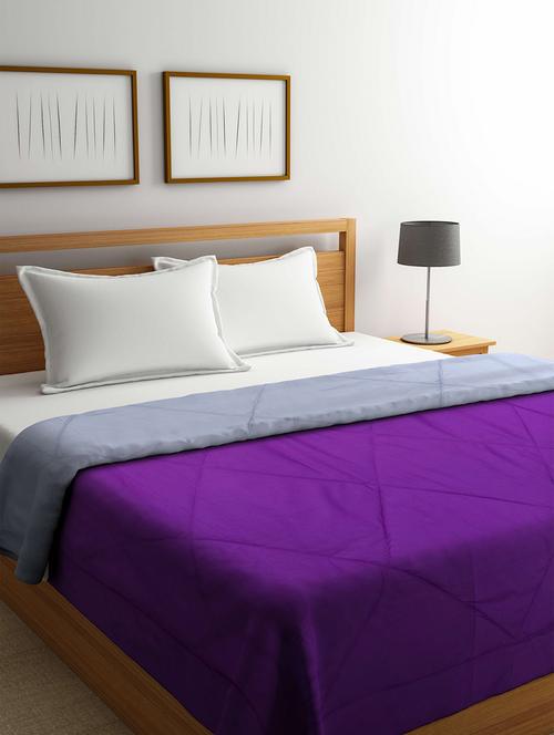 double bed comforter with microfibre filling - 14809952 - Very Small Image - 1