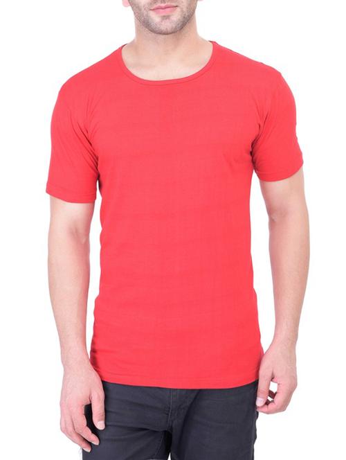 red cotton t-shirt - 14810082 - Very Small Image - 1