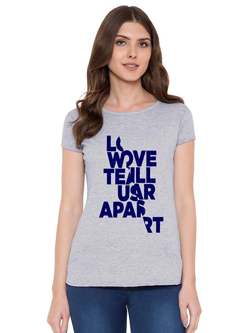 round neck quirky printed tee - 14811265 - Very Small Image - 1