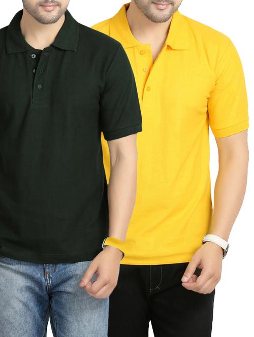 multi colored cotton combos t-shirt (set of 2) - 14813290 - Very Small Image - 1