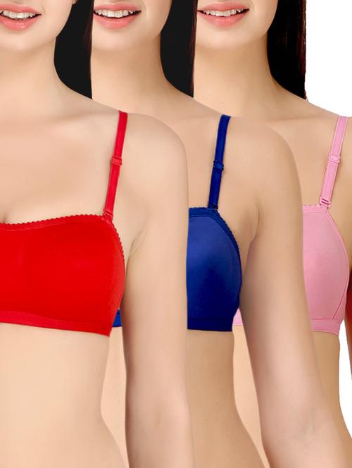 set of 3 detachable strapped bra - 14813555 - Very Small Image - 1
