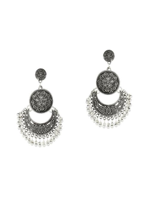 silver plated chandellier earring - 14816360 - Very Small Image - 1
