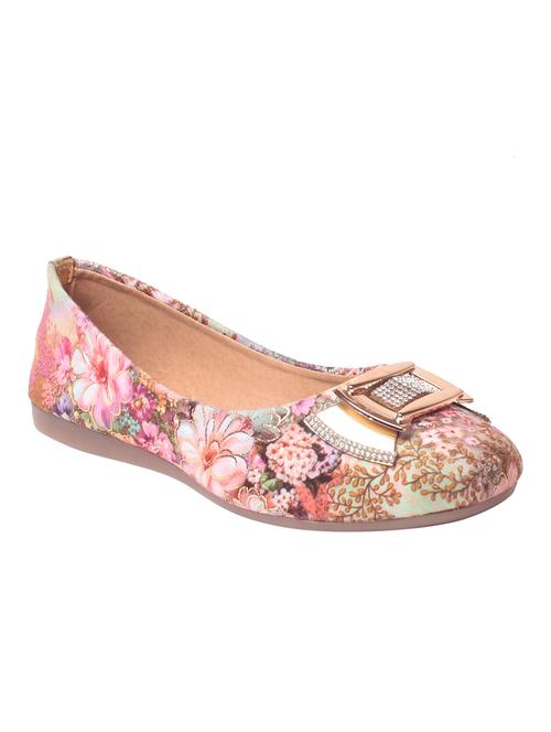pink suede slip on ballerina - 14817457 - Very Small Image - 1