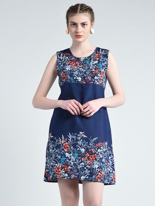 floral a-line dress - 14818169 - Very Small Image - 1