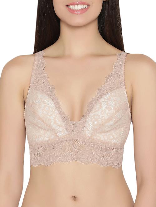 beige lace lette bra - 14821810 - Very Small Image - 1