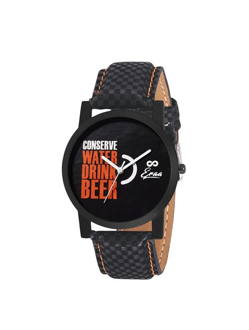 eraa smart all black analog wrist watch for men - 14839034 - Very Small Image - 1