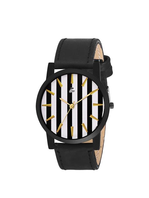 eraa black & white stripes analog wrist watch for men - 14839069 - Very Small Image - 1
