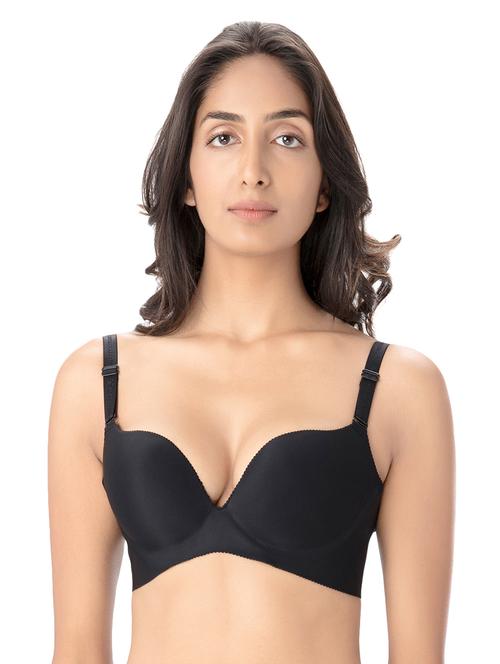 detachable strap solid t-shirt bra - 14841995 - Very Small Image - 1