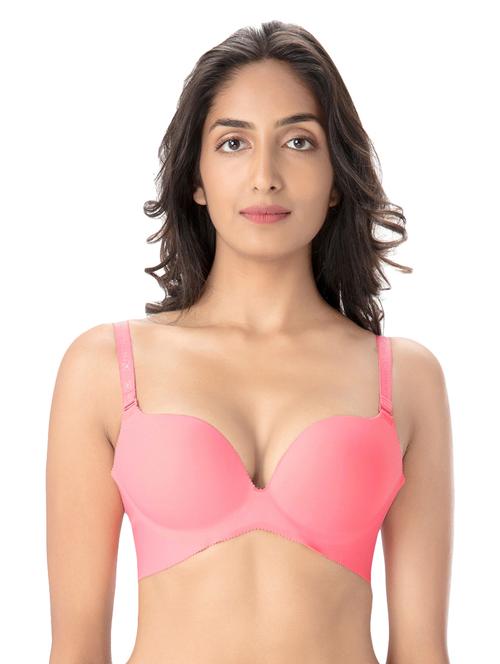 detachable strap solid t-shirt bra - 14841997 - Very Small Image - 1