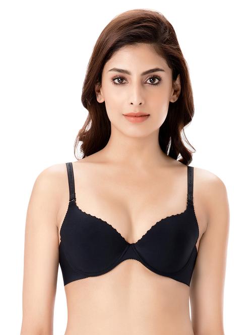detachable strap solid t-shirt bra - 14842002 - Very Small Image - 1