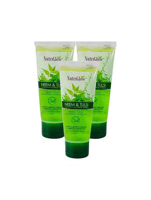 neem & tulsi face wash (pack of 3) - 14842632 - Very Small Image - 1