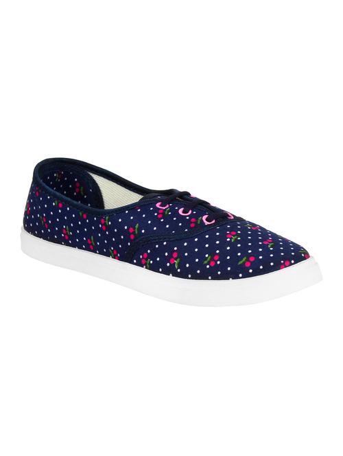 blue lace-up casual shoe - 14843121 - Very Small Image - 1