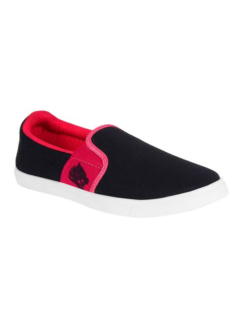 black slip on casual shoe - 14843122 - Very Small Image - 1
