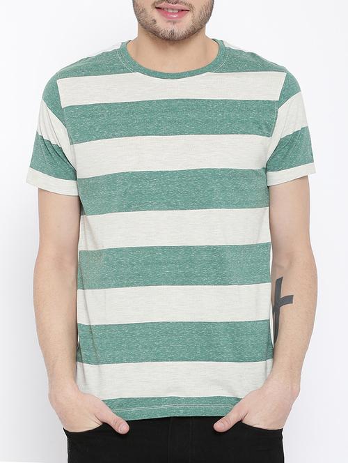 green cotton t-shirt - 14843235 - Very Small Image - 1