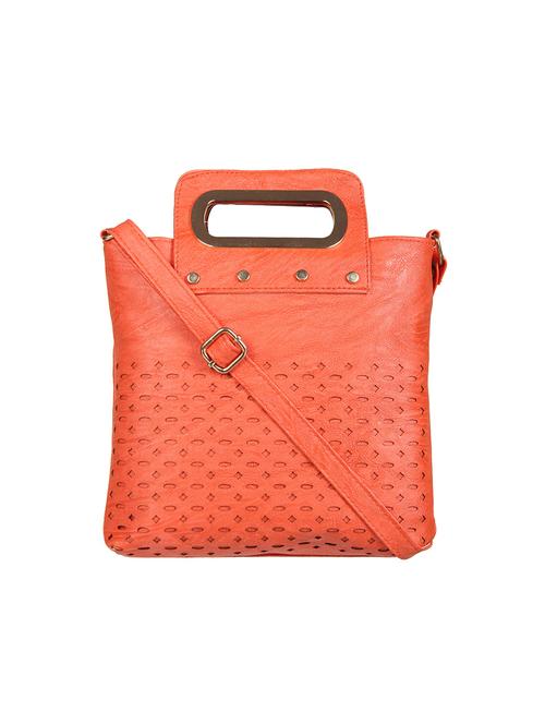 orange leatherette regular sling bag - 14843699 - Very Small Image - 1