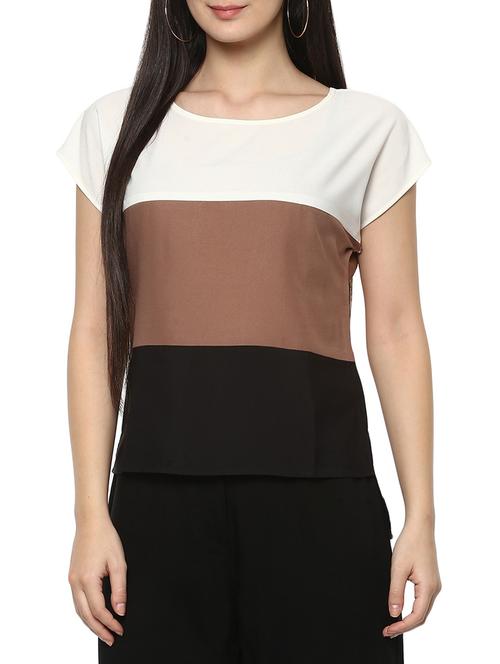 color block casual top - 14844832 - Very Small Image - 1