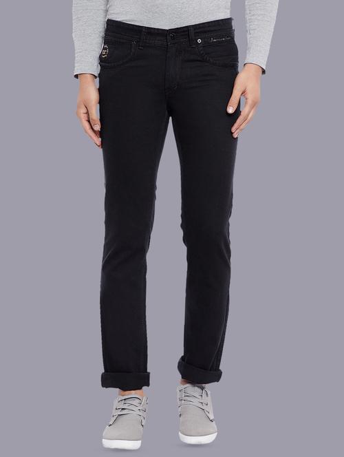 black denim plain jeans - 14846296 - Very Small Image - 1