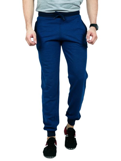 blue cotton joggers track pant - 14847821 - Very Small Image - 1