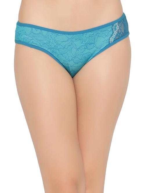 blue polyamide bikini panty - 14849568 - Very Small Image - 1
