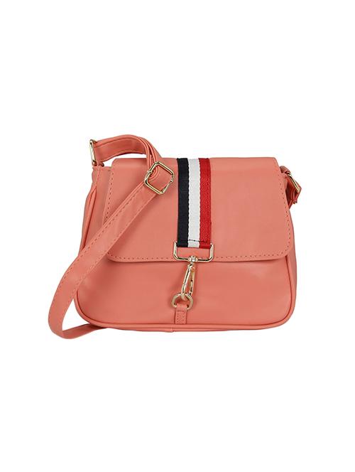 pinkleatherette regular sling bag - 14850682 - Very Small Image - 1