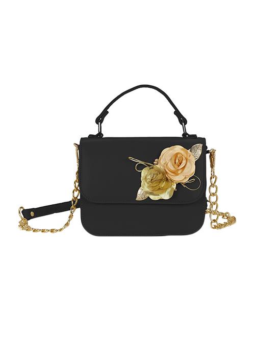 black leatherette sling bag - 14850710 - Very Small Image - 1