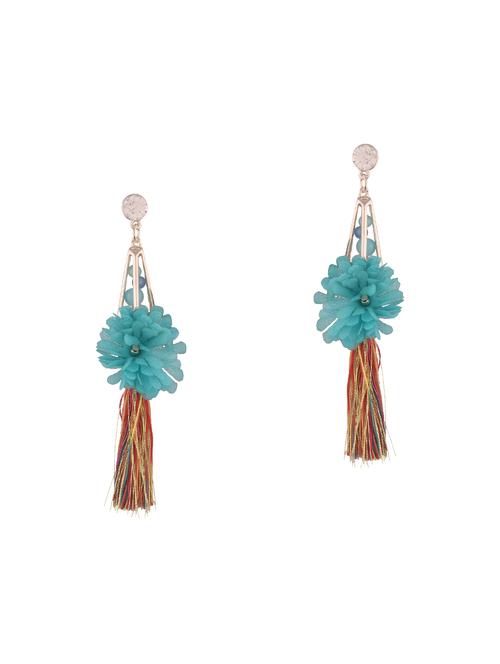gold plated tassel earrings - 14853342 - Very Small Image - 1