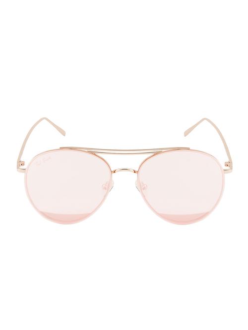 ted smith unisex aviator gold polycarbonate sunglasses - 14853376 - Very Small Image - 1